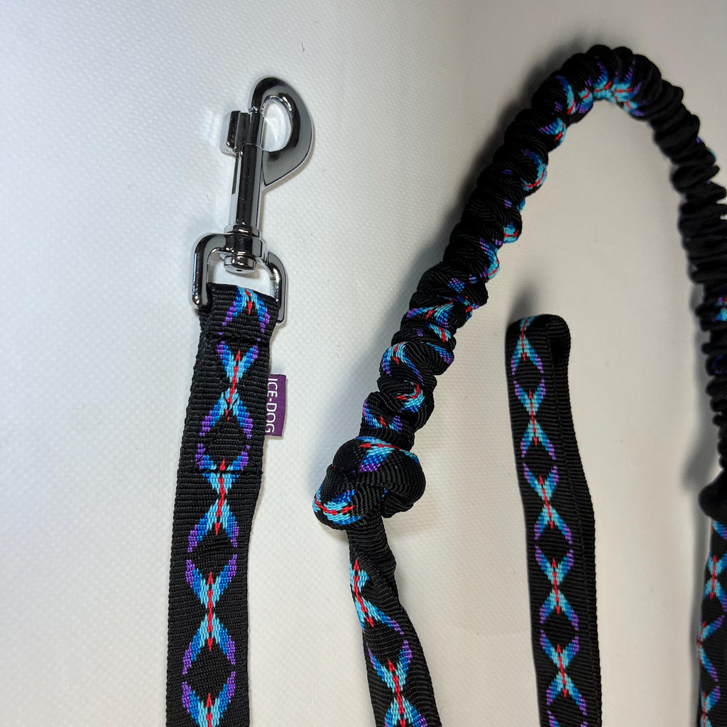 Canicross Bungee Leash | 1 Dog Line for Running, Bikejoring & Skijoring | Shock Absorbing Dog Leash